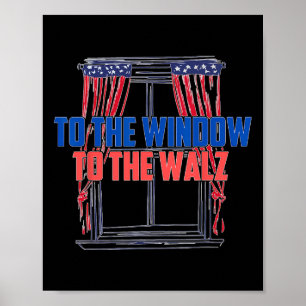 An den Walz Harris-Präsidenten Kamala Harris Waltz Poster