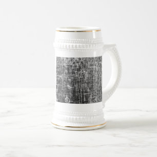 an den Wänden entlang rennen Bierkrug Bierglas