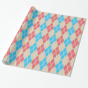 An der Beach Raute Wrapping Paper Geschenkpapier