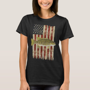 An der Freiheit hängen Patriotische Kleine durch d T-Shirt
