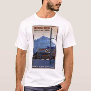 An der Grindelwald Bahnstation T-Shirt