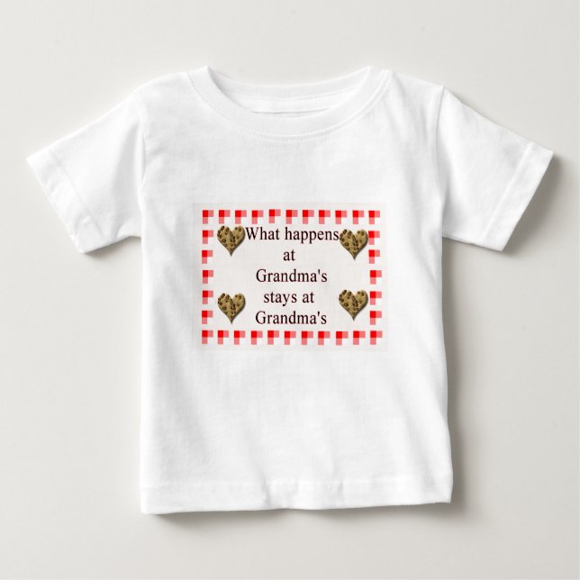 An der Großmutter Baby T-shirt (Vorderseite)