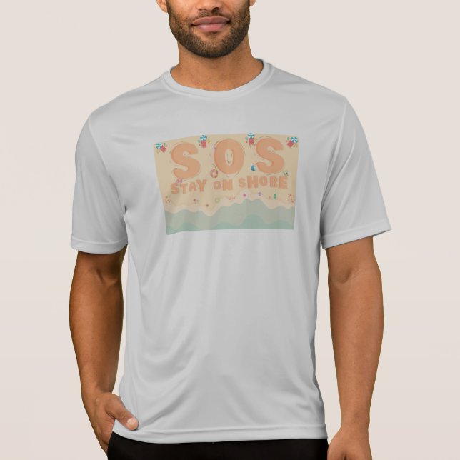 An der Küste bleibe T-Shirt (Vorderseite)