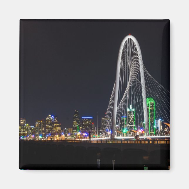 An der Margaret Hunt Hill Bridge Magnet (Vorne)