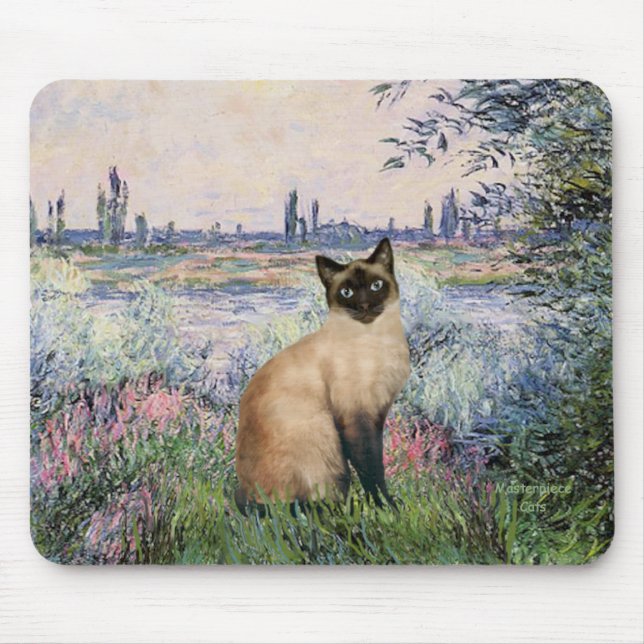 An der Seine - Siegel Point Siam Mousepad (Vorne)