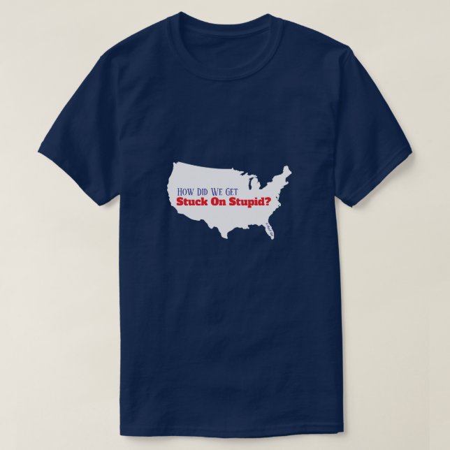 An der Spitze stecken - ein MisterP-Shirt T-Shirt (Design vorne)