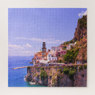 An der Straße der Küste von Amalfi, Italien Puzzle