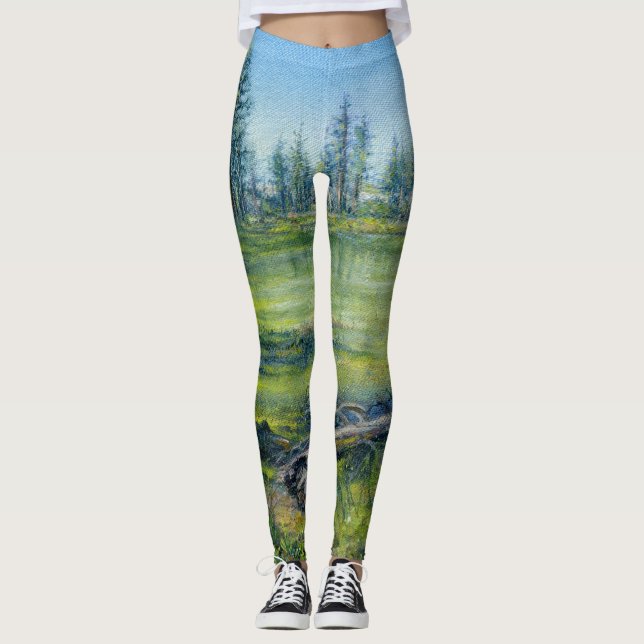 "An der Sümpfe" Leggings (Vorderseite)