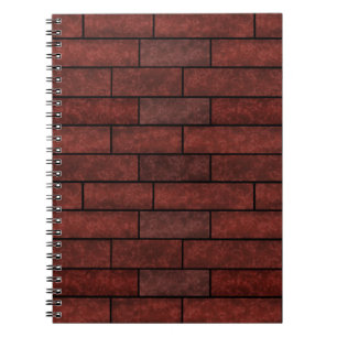 An der Wand braun-orangefarbene, aus nahtlosen Ste Notizblock