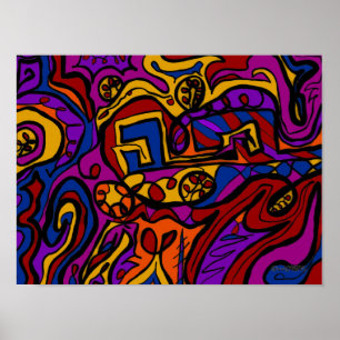 An der Wand Poster