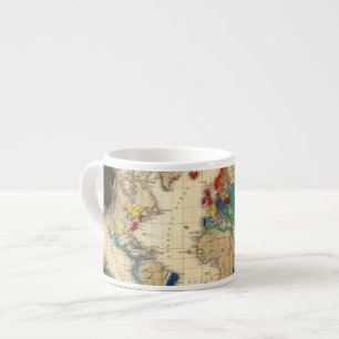 An der Wiederherstellung der Stuarts ANZEIGE 1660 Espressotasse