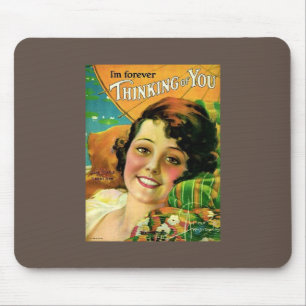 An Dich denkend  Vintage - Rolf Armstrong Mousepad