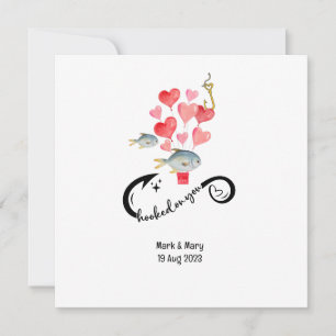 An dich gebunden, Angelfans Hochzeit Wasserfarbe Save The Date