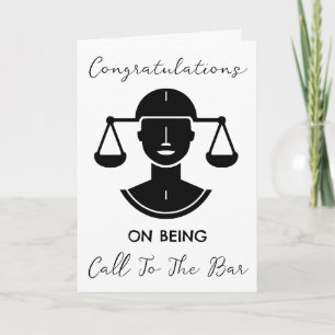 an die Bar Gratulationskarten Karte