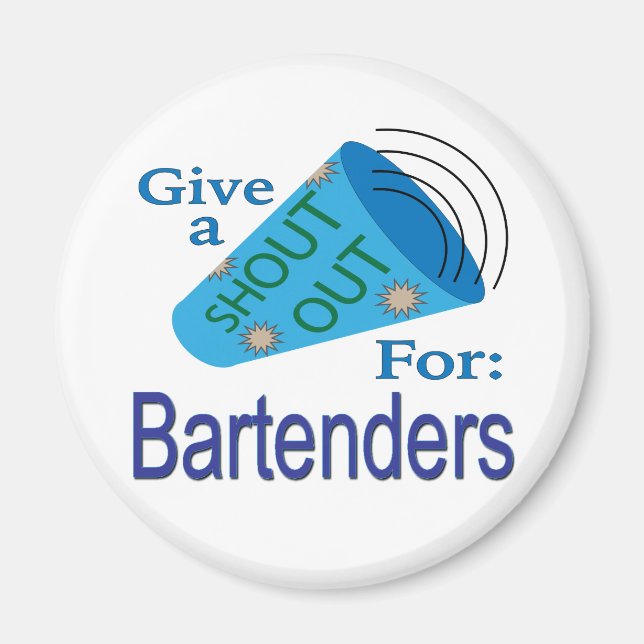 An die Barkeeper Magnet (Vorne)