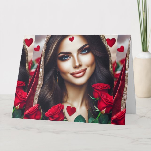 An die erste I-Liebe Karte (Vorderseite)