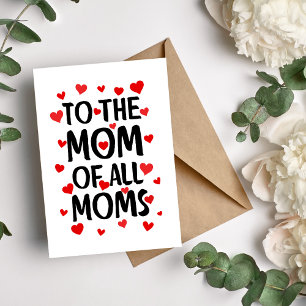 An die Mama aller Mamas danke Ihnen Grußkarte Feiertagskarte