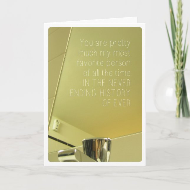 An die süßeste Liebe aller Freundschaftskarte Karte (Vorderseite)