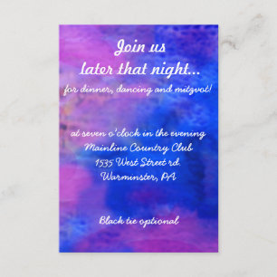 An die Torah Bat Mitzvah Party Card aufgerufen Einladung