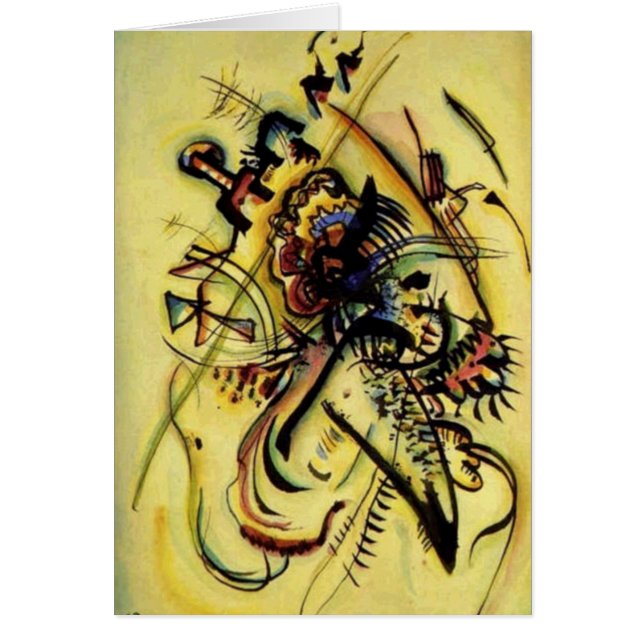 An die unbekannte Stimme von Kandinsky (Vorne)