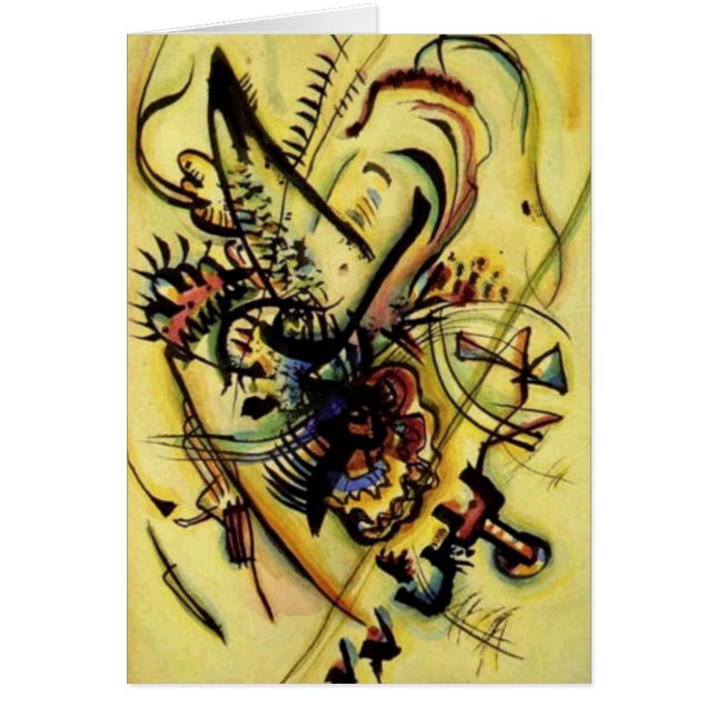 An die unbekannte Stimme von Kandinsky (Vorne)