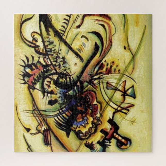 An die unbekannte Stimme von Kandinsky Art Paintin Puzzle (Vertikal)