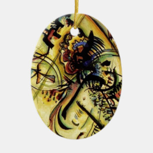 An die unbekannte Stimme von Kandinsky Keramikornament