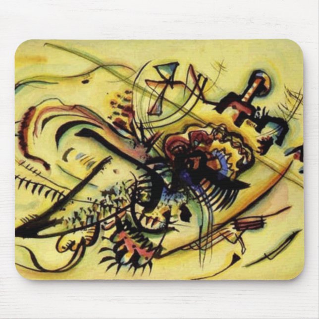 An die unbekannte Stimme von Kandinsky Mousepad (Vorne)
