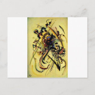 An die unbekannte Stimme von Kandinsky Postkarte