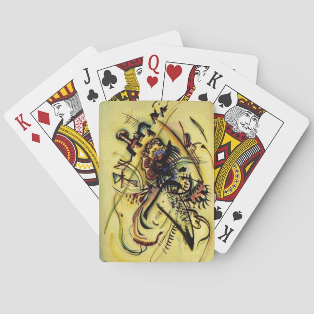An die unbekannte Stimme von Kandinsky Spielkarten (Rückseite)