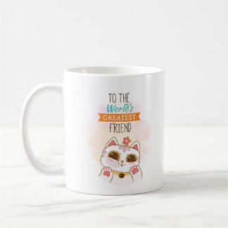an die weltbeste Freundin-Tasse Kaffeetasse