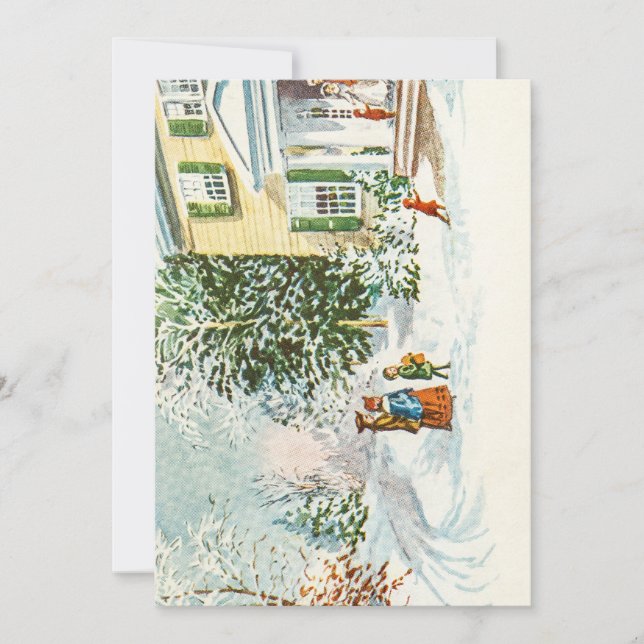 An die Zuhause Einladung (Vorderseite)