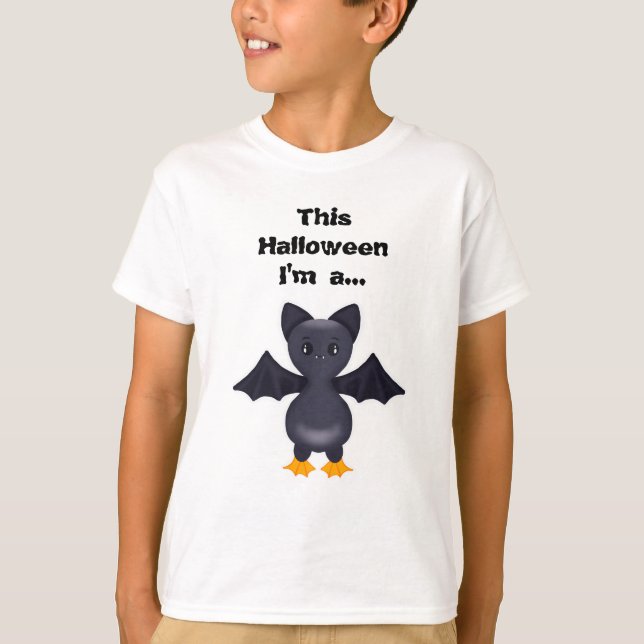 An diesem Halloween bin ich ein BAT Funny Kids T - T-Shirt (Vorderseite)