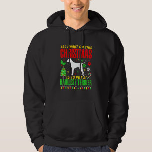An diesem Weihnachten Wollte ich nur zu einem haar Hoodie