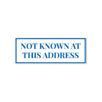 An dieser Adresse nicht bekannt