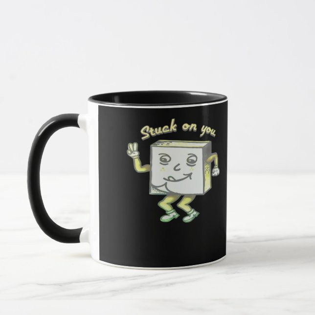 An Dir hängen Post It Minimaler moderner Stil  Tasse (Links)