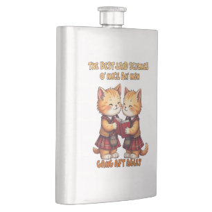 An eine Maus Orange Katzen rezitieren Burns Flachmann