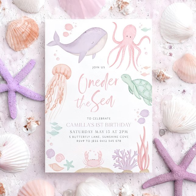 An einem Tag des Meeres Einladung gedruckt unter (Von Creator hochgeladen)