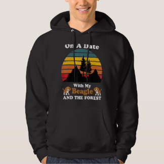 an einem Tag mit meinem Beagle und dem Wald für Hu Hoodie