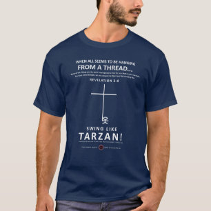 An einem Thread hängen T-Shirt