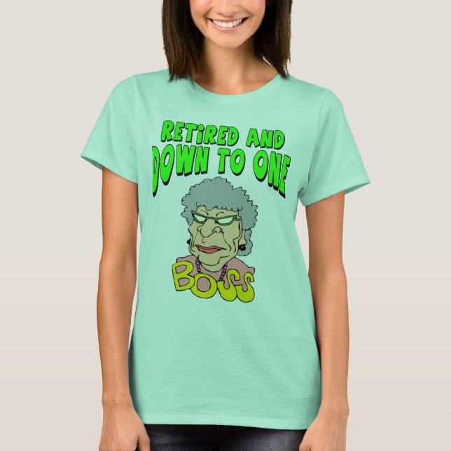An einen Boss übergeben T-Shirt (Vorderseite)