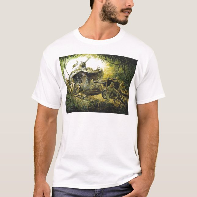 An einer Straßensperre auf der Straße zu Bataan T-Shirt (Vorderseite)