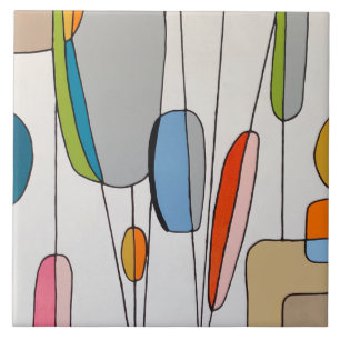 An einer Thread-6 x 6-Keramik-Tile hängen Fliese