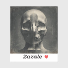 An Elegy in Veil — Gothic Fine Art Aufkleber