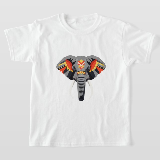 An elephant head  T-Shirt (Ablage )