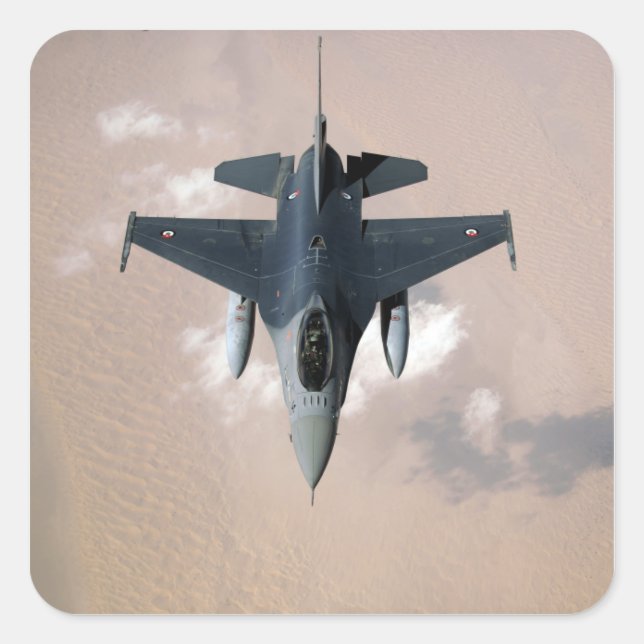 An Emirati F-16 Quadratischer Aufkleber (Vorderseite)