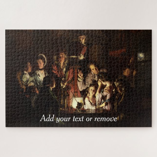 "An Experiment on a Bird in an Air Pump", 1768, Puzzle (Horizontal)