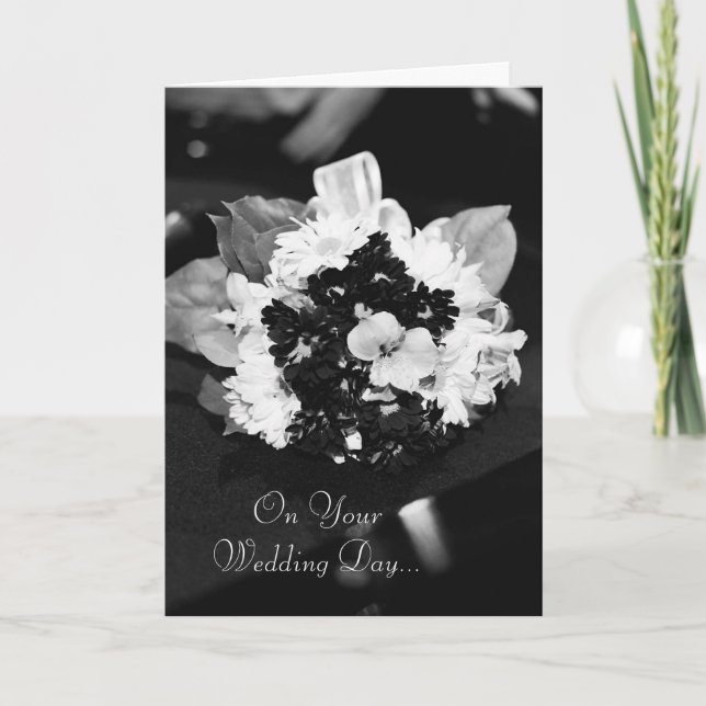 An Ihrem Hochzeitstag… Karte (Vorderseite)