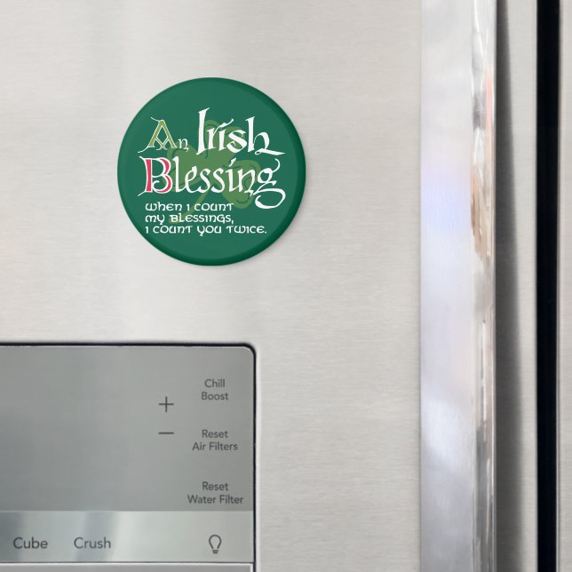 An Irish Blessing Magnet (In Situ (Kühlschrank))