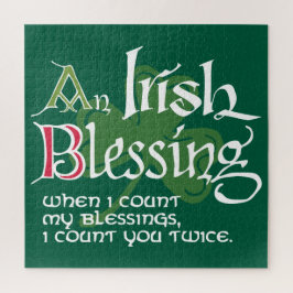 An Irish Blessing Puzzle